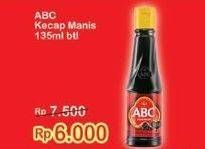 Promo Harga ABC Kecap Manis 135 ml - Indomaret