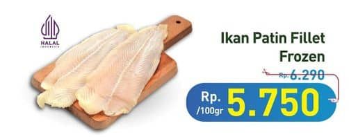 Promo Harga Patin Fillet Frozen per 100 gr - Hypermart