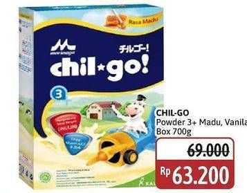 Promo Harga Morinaga Chil Go Bubuk 3+ Vanilla, Madu 700 gr - Alfamidi