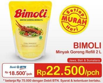 Promo Harga BIMOLI Minyak Goreng 2 ltr - Indomaret