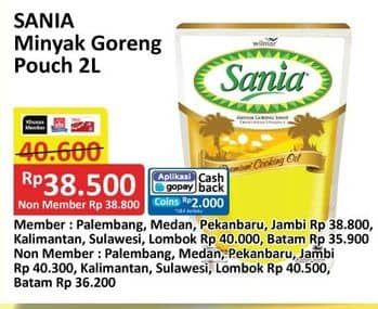 Promo Harga Sania Minyak Goreng 2000 ml - Alfamart