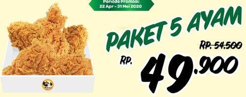 Promo Harga GIANT Fried Chicken per 5 pcs - Giant