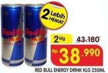 Promo Harga RED BULL Energy Drink per 2 kaleng 250 ml - Superindo