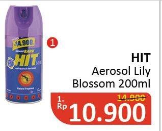 Promo Harga HIT Aerosol Lily Blossom 200 ml - Alfamidi