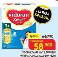Vidoran Xmart 3 & 1 Susu Bubuk Nutriplex Vanila/Madu Box 950gr