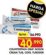 Promo Harga COUNTERPAIN Obat Gosok Cream Cool 30 gr - Superindo