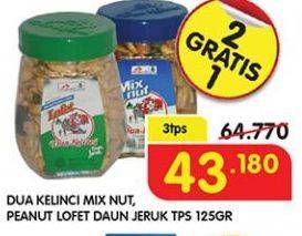 Promo Harga DUA KELINCI Lofet Daun Jeruk 125gr/Mix Nut 150gr  - Superindo