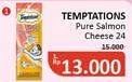 Promo Harga Temptations Makanan Kucing Creamy Purrrr-ee Salmon Cheese 24 gr - Alfamidi