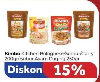 Promo Harga Kimbo Kitchen Siap Santap/Bubur  - Carrefour