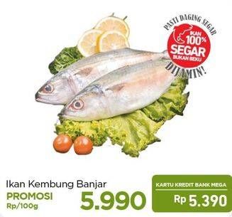 Promo Harga Ikan Kembung Banjar per 100 gr - Carrefour