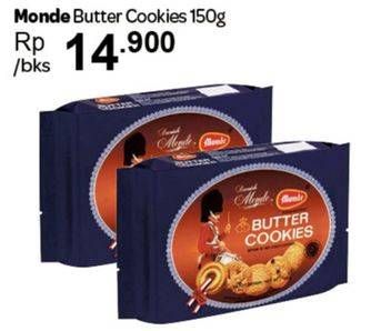 Promo Harga MONDE Butter Cookies 150 gr - Carrefour