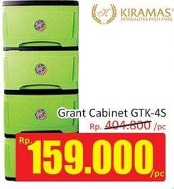 Promo Harga KIRAMAS Cabinet GTK-4S  - Hari Hari