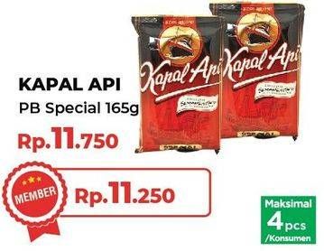 Promo Harga Kapal Api Kopi Bubuk Special 165 gr - Yogya