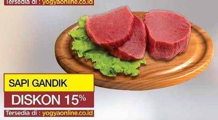 Promo Harga Daging Gandik Sapi per 100 gr - Yogya