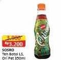 Promo Harga Sosro Teh Botol Less Sugar, Original 350 ml - Alfamart