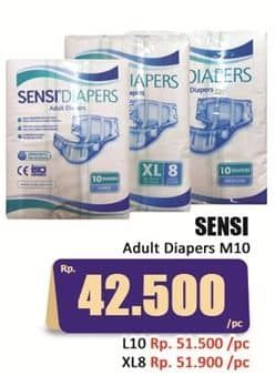Promo Harga Sensi Diapers XL8 8 pcs - Hari Hari