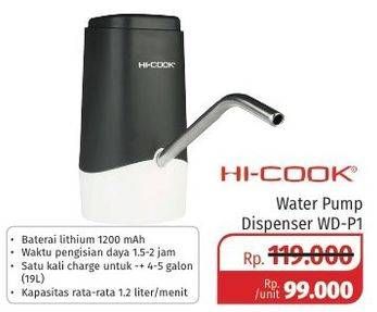 Promo Harga HICOOK Water Pump WD-P1  - Lotte Grosir