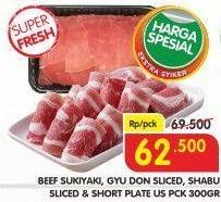 Sukiyaki/Gyudon Sliced/Shabu Sliced/Short Plate US
