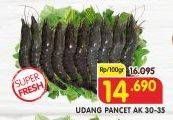 Promo Harga Udang Pancet AK 30-35 per 100 gr - Superindo