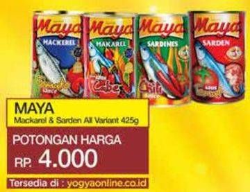 Promo Harga Maya Mackarel/Maya Sardines  - Yogya