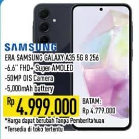 Promo Harga Samsung A35 5G 8/256 GB  - Hypermart