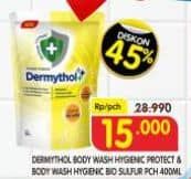 Promo Harga Dermythol Antiseptic Body Wash Bio Sulfur 400 ml - Superindo