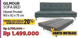 Promo Harga Courts Gilmour Sofa Bed  - COURTS