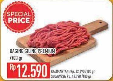 Promo Harga Daging Giling Sapi Premium per 100 gr - Hypermart