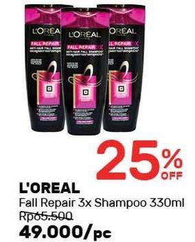 Promo Harga LOREAL Shampoo Fall Repair 330 ml - Guardian