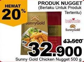 Promo Harga SUNNY GOLD Chicken Nugget 500 gr - Giant