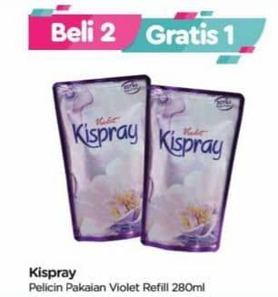 Promo Harga Kispray Pelicin Pakaian Violet 300 ml - TIP TOP