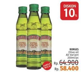Promo Harga BORGES Olive Oil All Variants 250 ml - LotteMart