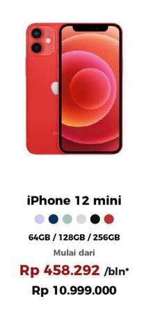 Promo Harga Apple iPhone 12 Mini 256 GB, 64 GB, 128 GB 1 pcs - Erafone