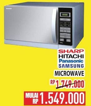 Promo Harga SHARP/ HITACHI/ PANASONIC/ SAMSUNG Microwave  - Hypermart