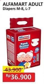Promo Harga Alfamart Adult Diapers M8, L7 7 pcs - Alfamart
