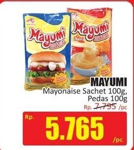 Promo Harga MAYUMI Mayonnaise Pedas, Original 100 gr - Hari Hari