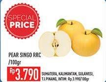 Promo Harga Pear Singo RRC per 100 gr - Hypermart