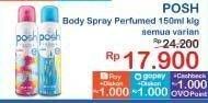 Promo Harga Posh Perfumed Body Spray All Variants 150 ml - Indomaret