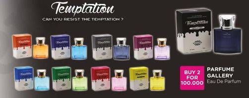 Promo Harga TEMPTATION Eau De Parfum per 2 botol - Watsons