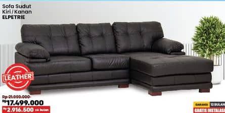 Promo Harga Elpetrie Sofa  - COURTS