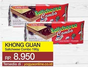 Promo Harga KHONG GUAN Saltcheese Combo 190 gr - Yogya