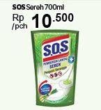Promo Harga SOS Pembersih Lantai Sereh 700 ml - Carrefour