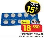 Promo Harga NEUROBION Vitamin Neurotropik Putih Neurotopik 10 pcs - Superindo