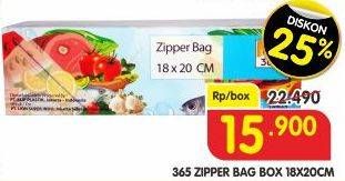 Promo Harga 365 Zipper Box 18 X 20 Cm  - Superindo