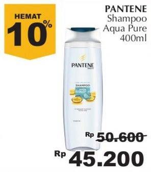 Promo Harga PANTENE Shampoo Aqua Pure 400 ml - Giant