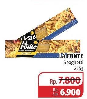 Promo Harga LA FONTE Spaghetti 225 gr - Lotte Grosir