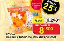 Promo Harga KOSENA Jelly Jelly Star, Mini Balls, Puding Joy 500 gr - Superindo
