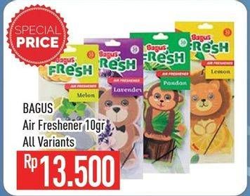 Promo Harga BAGUS Air Freshener All Variants 10 gr - Hypermart