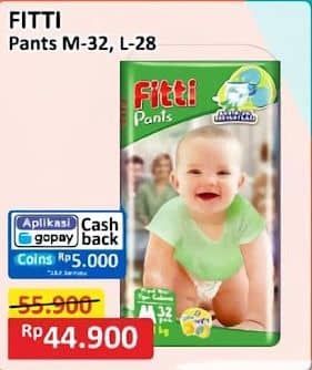 Promo Harga Fitti Pants L28, M32 28 pcs - Alfamart