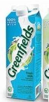 Promo Harga GREENFIELDS Fresh Milk Full Cream 1000 ml - Hari Hari